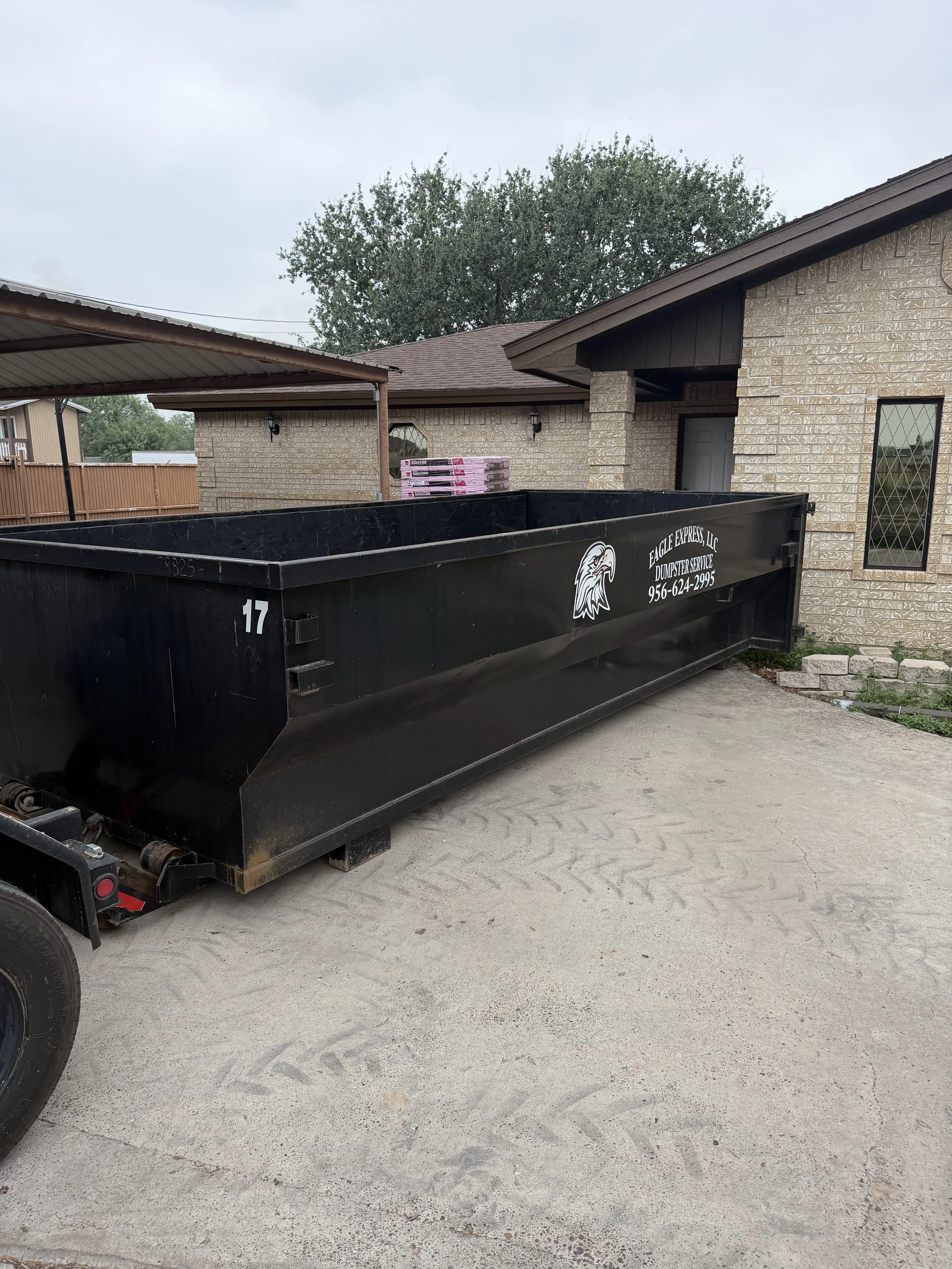 Residential dumpster rental